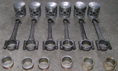 1927 - 1932 Alfa Romeo 6C 1500 / 1750 / 1900 Pistons, Conrods & Big-End Bearings 1927 - 1932 Alfa Romeo 6C 1500 / 1750 / 1900 Pistons, Conrods & Big-End Bearings