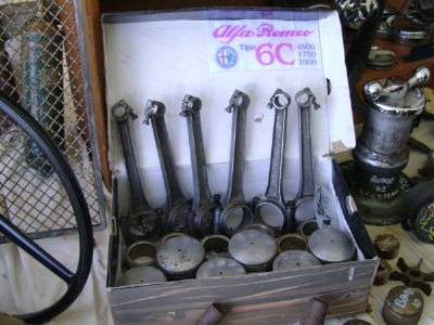 1927 - 1932 Alfa Romeo 6C 1500 / 1750 / 1900 Pistons, Conrods & Big-End Bearings 1927 - 1932 Alfa Romeo 6C 1500 / 1750 / 1900 Pistons, Conrods & Big-End Bearings