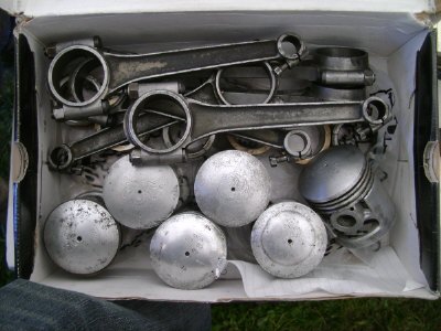 1927 - 1932 Alfa Romeo 6C 1500 / 1750 / 1900 Pistons, Conrods & Big-End Bearings 1927 - 1932 Alfa Romeo 6C 1500 / 1750 / 1900 Pistons, Conrods & Big-End Bearings