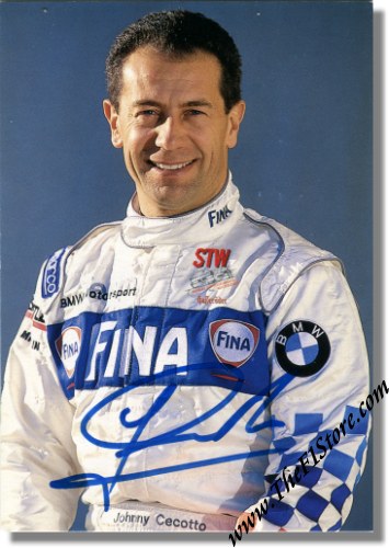 Johnny Cecotto signed 1998 BMW Factory STW Fan Card