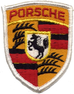Porsche on Porsche Cars Sew On Patch This Is A Vintage Patch From The Early 1970